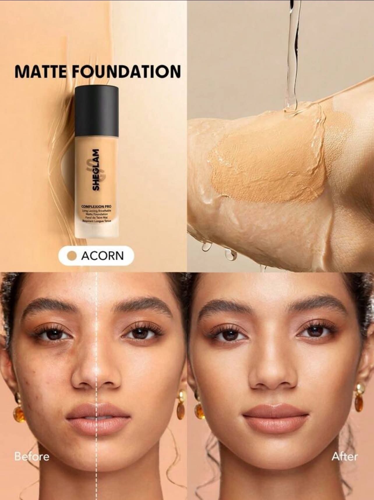 πππππππ Complexion Pro Long Lasting Breathable Matte Foundation