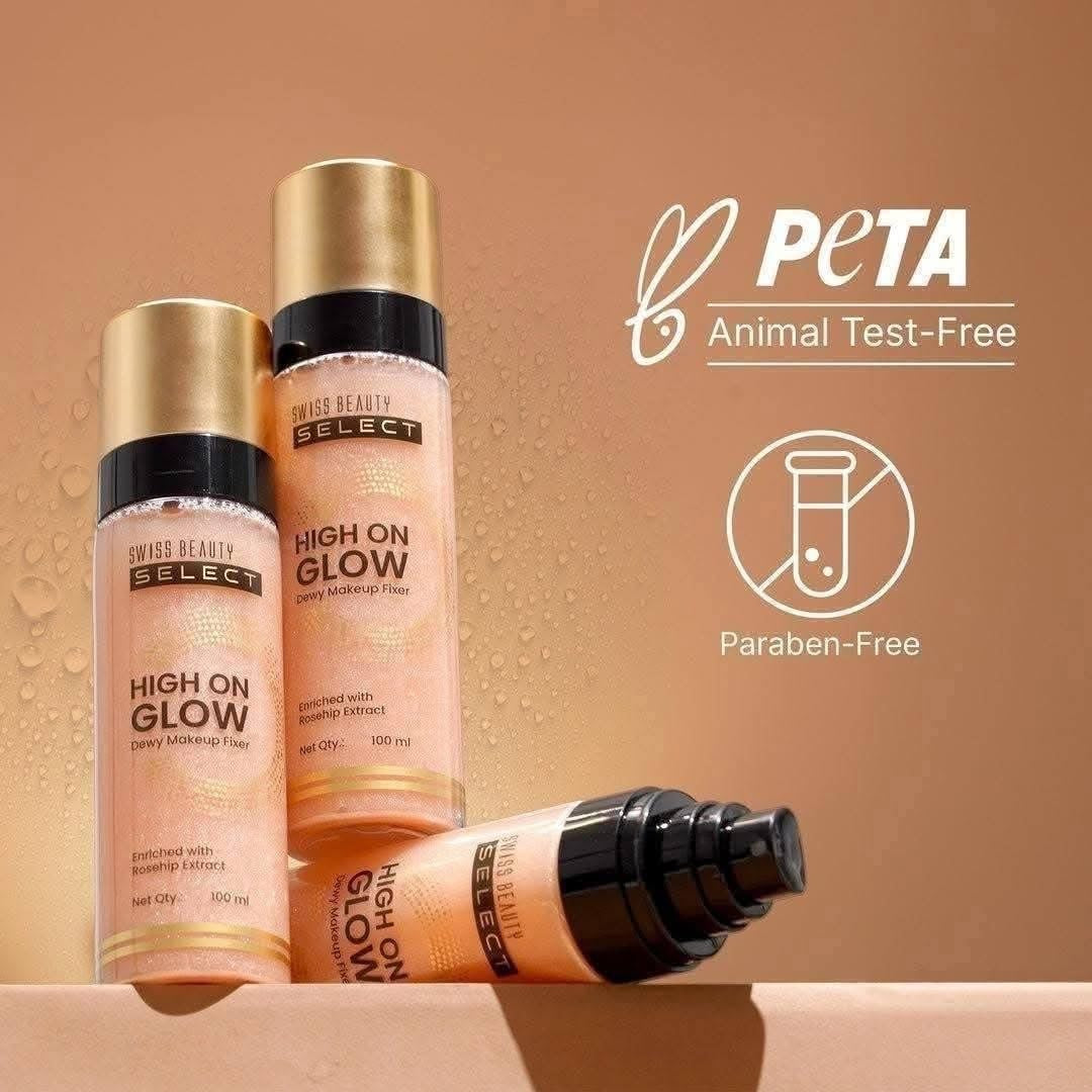 Swiss Beauty Select High on glow dewy make-up fixer -100 ml