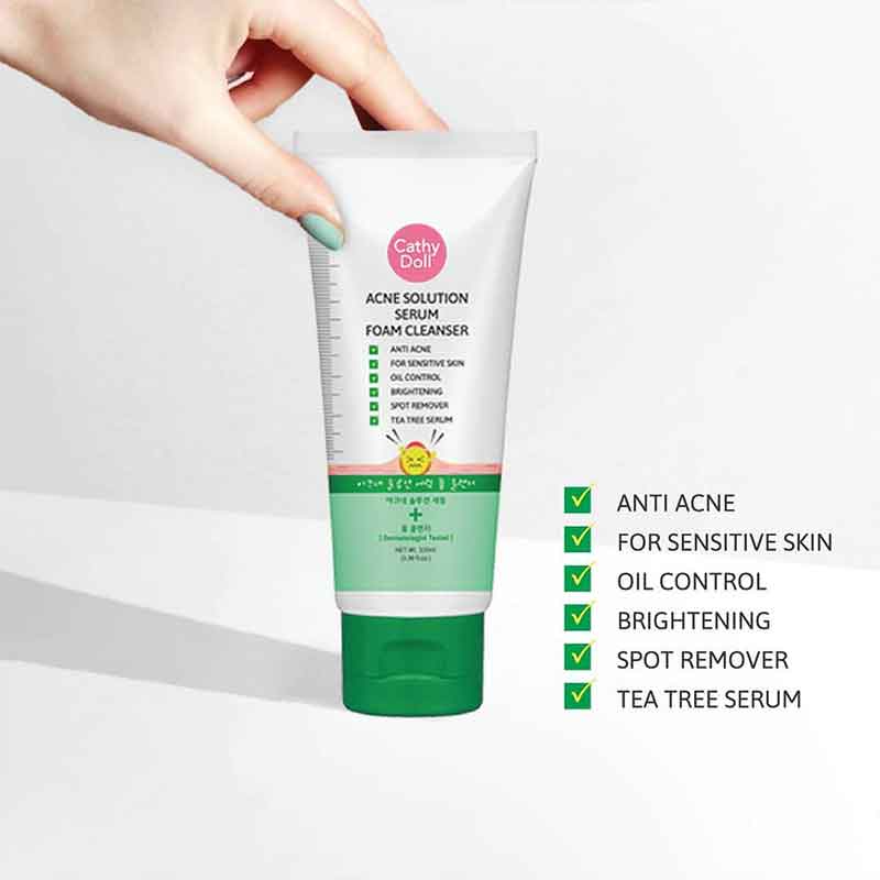 Cathy Doll Acne Solution Serum Foam Cleanser - 100ml (0 Reviews)