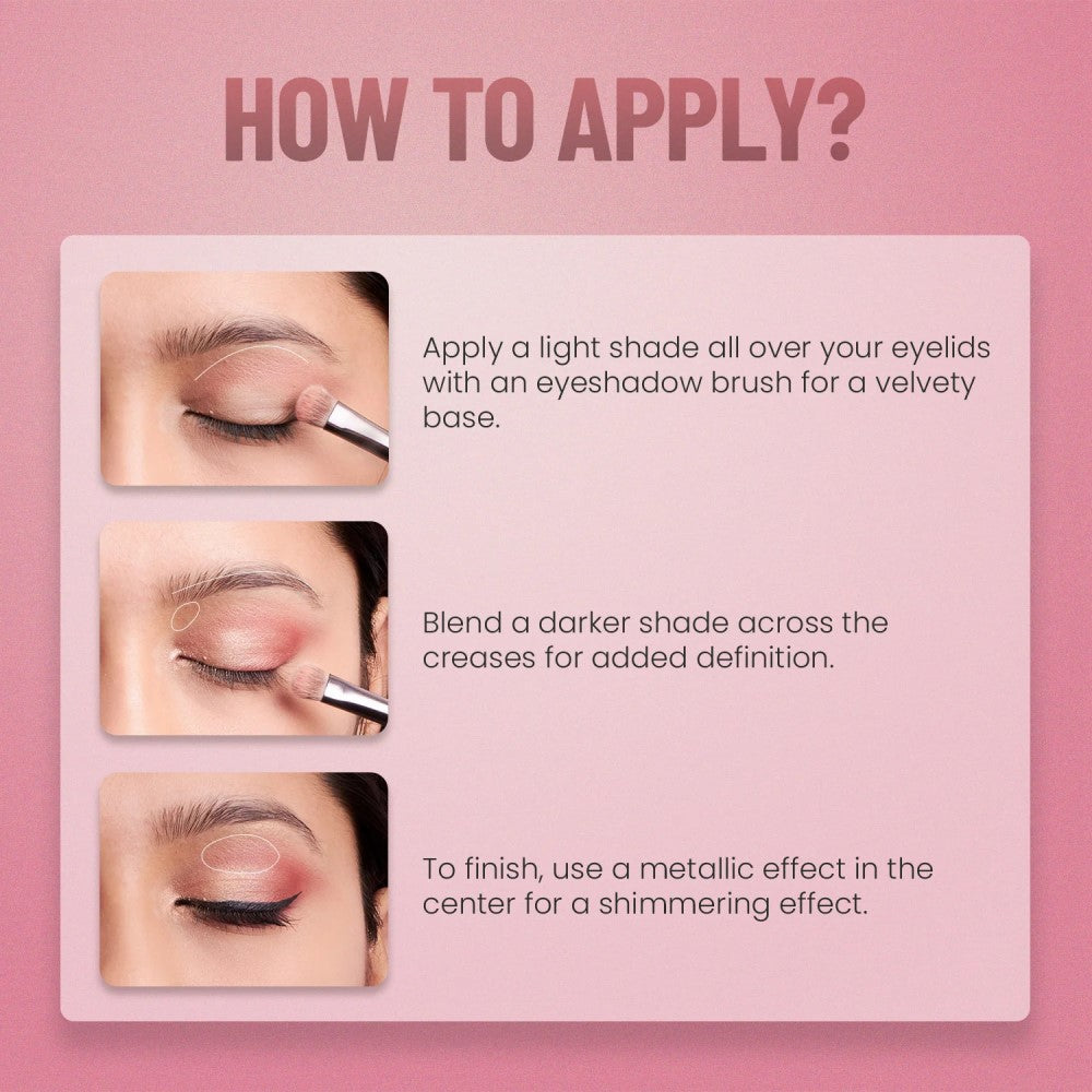 Swiss Beauty 4-in-1 Lustre Eyeshadow Palette