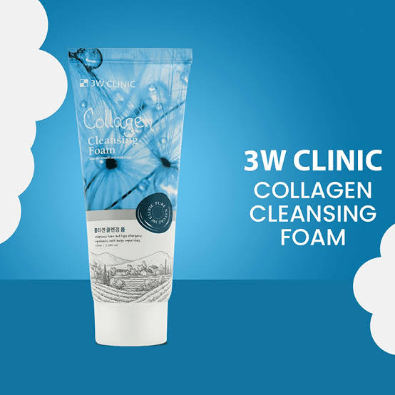 3W Clinic Collagen Foam Cleansing – 100ml
