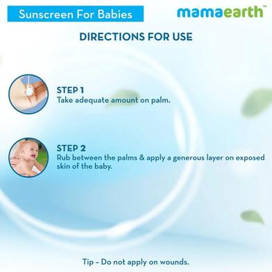 Mamaearth Mineral Based Sunscreen For Babies - 50ml