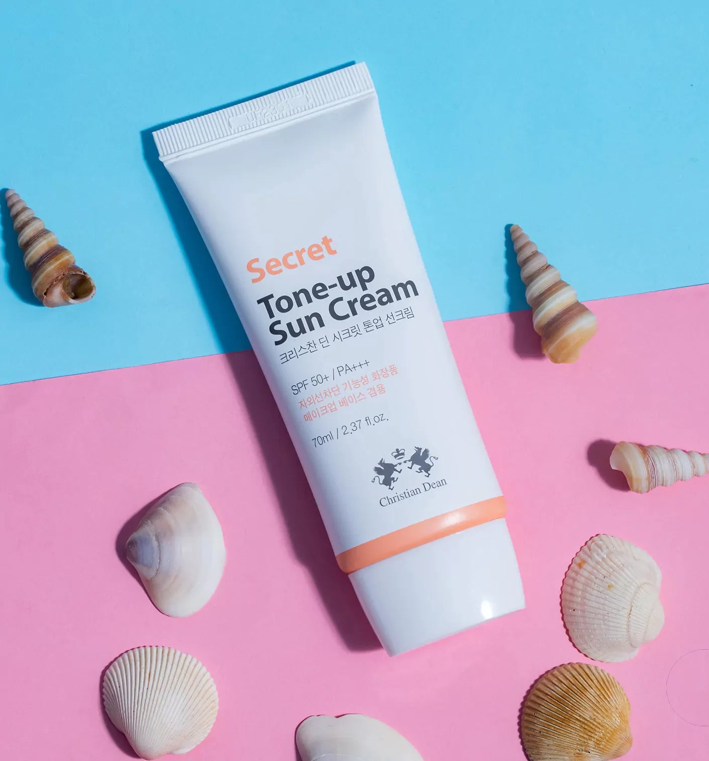 Christian Dean Secret Tone-Up Sun Cream With SPF+ -70ml