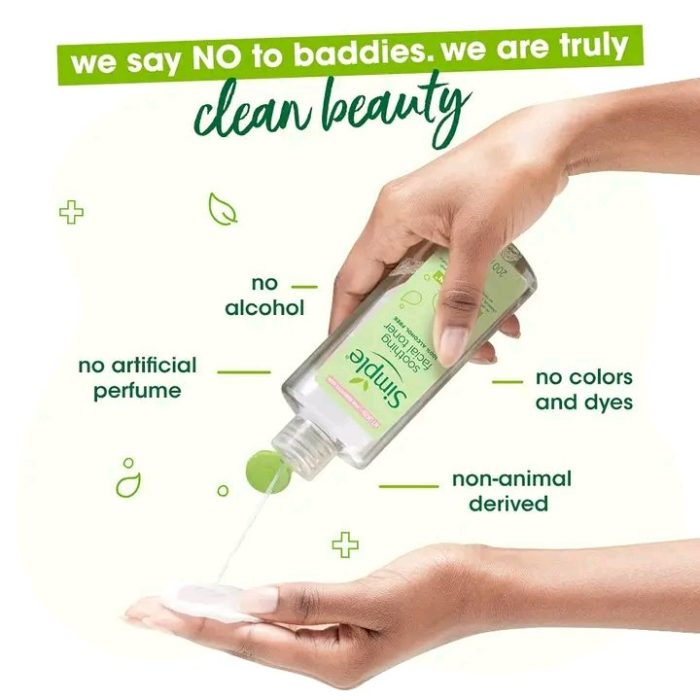 Simple Soothing Facial Tonar