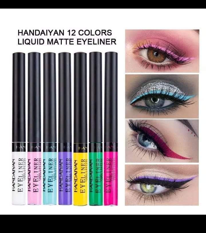 Handiyan Liquid 12 piece Colourful Eyeliner
