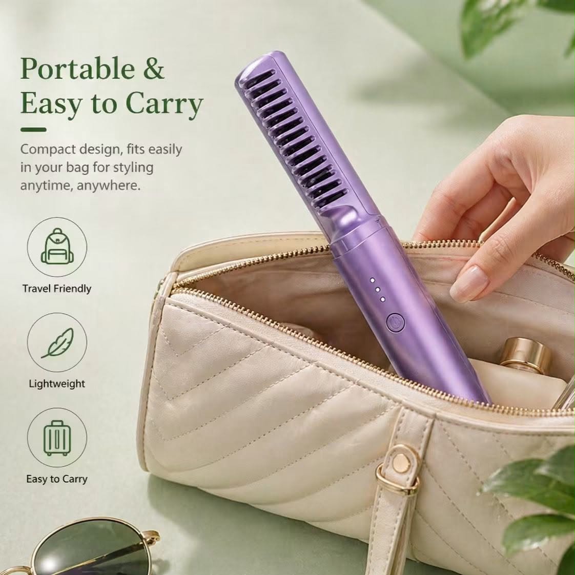 𝐇𝐚𝐢𝐫 𝐒𝐭𝐫𝐚𝐢𝐠𝐡𝐭𝐞𝐧𝐞𝐫 𝐜𝐨𝐦𝐛 𝐁𝐫𝐮𝐬𝐡