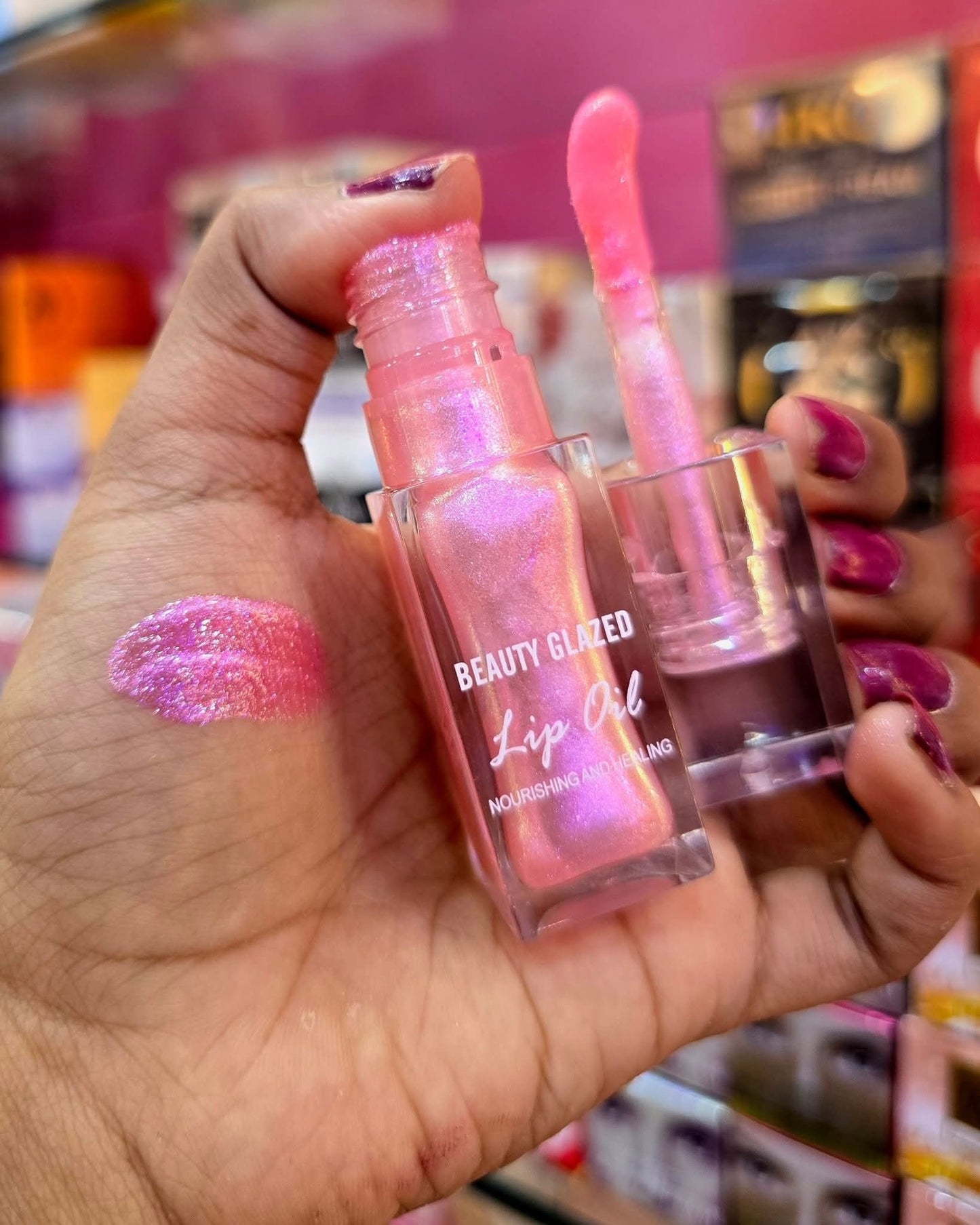 Beauty Glazed Lip Oil – Nourishing &amp; Healing