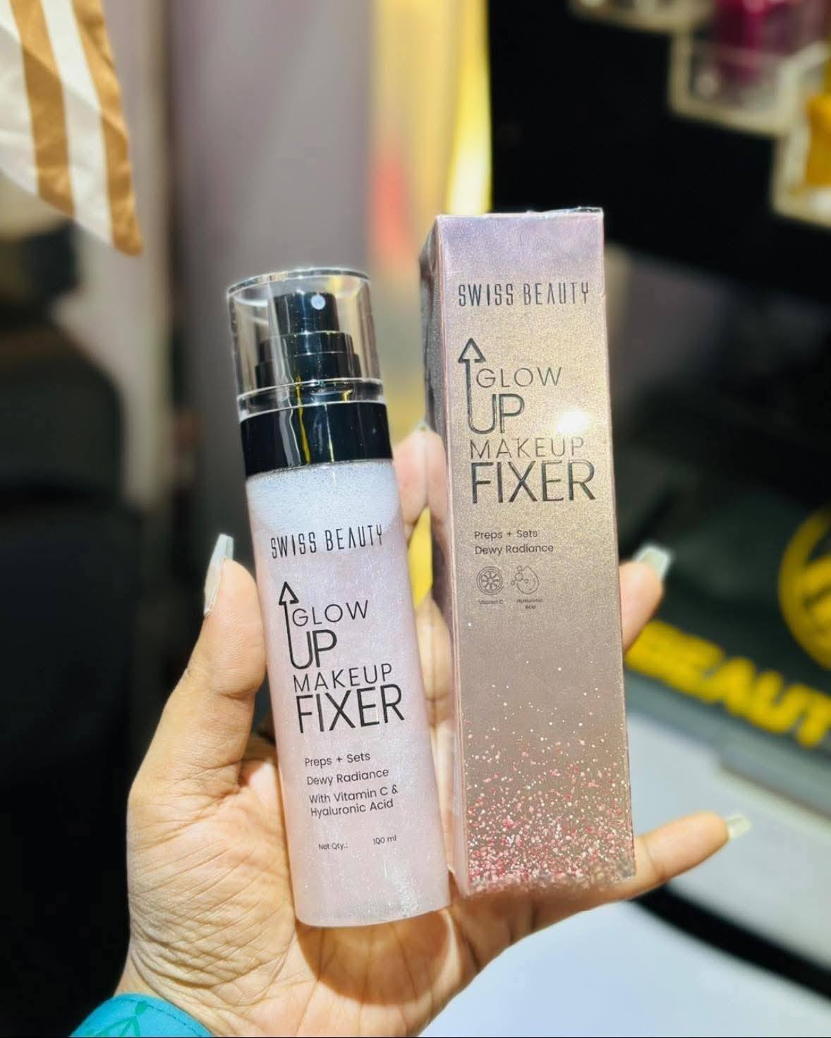 Swiss Beauty Select High on glow dewy make-up fixer -100 ml