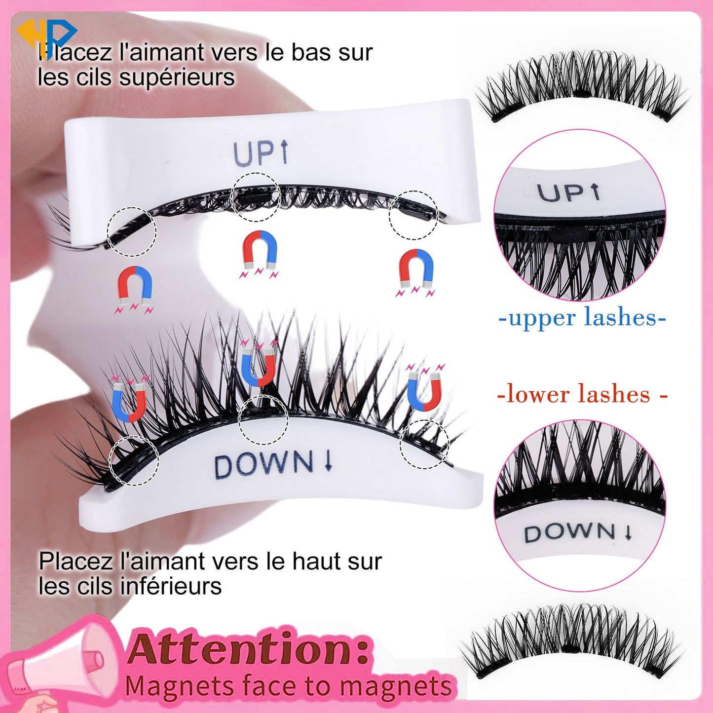 2-Pair Magnetic Eyelash