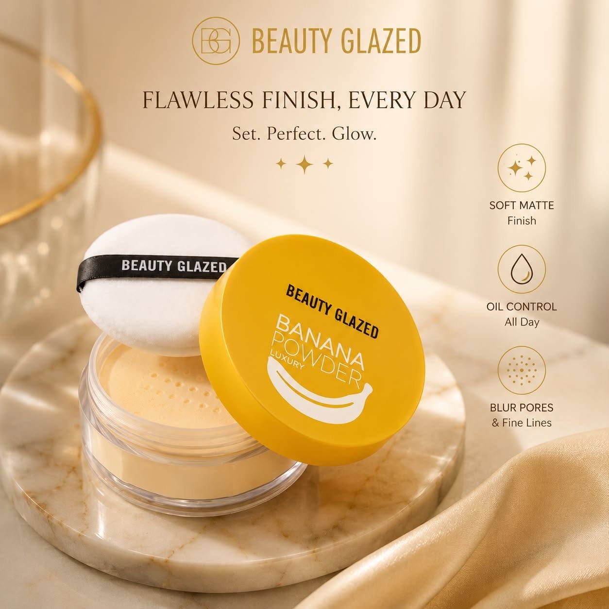 Beauty Glazed Banana Loose Powder