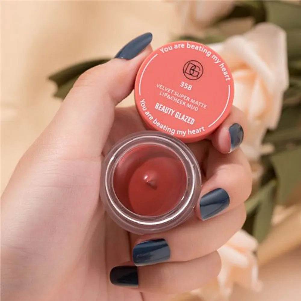 Beauty Glazed Velvet Super Matte Lip & Cheek Mud