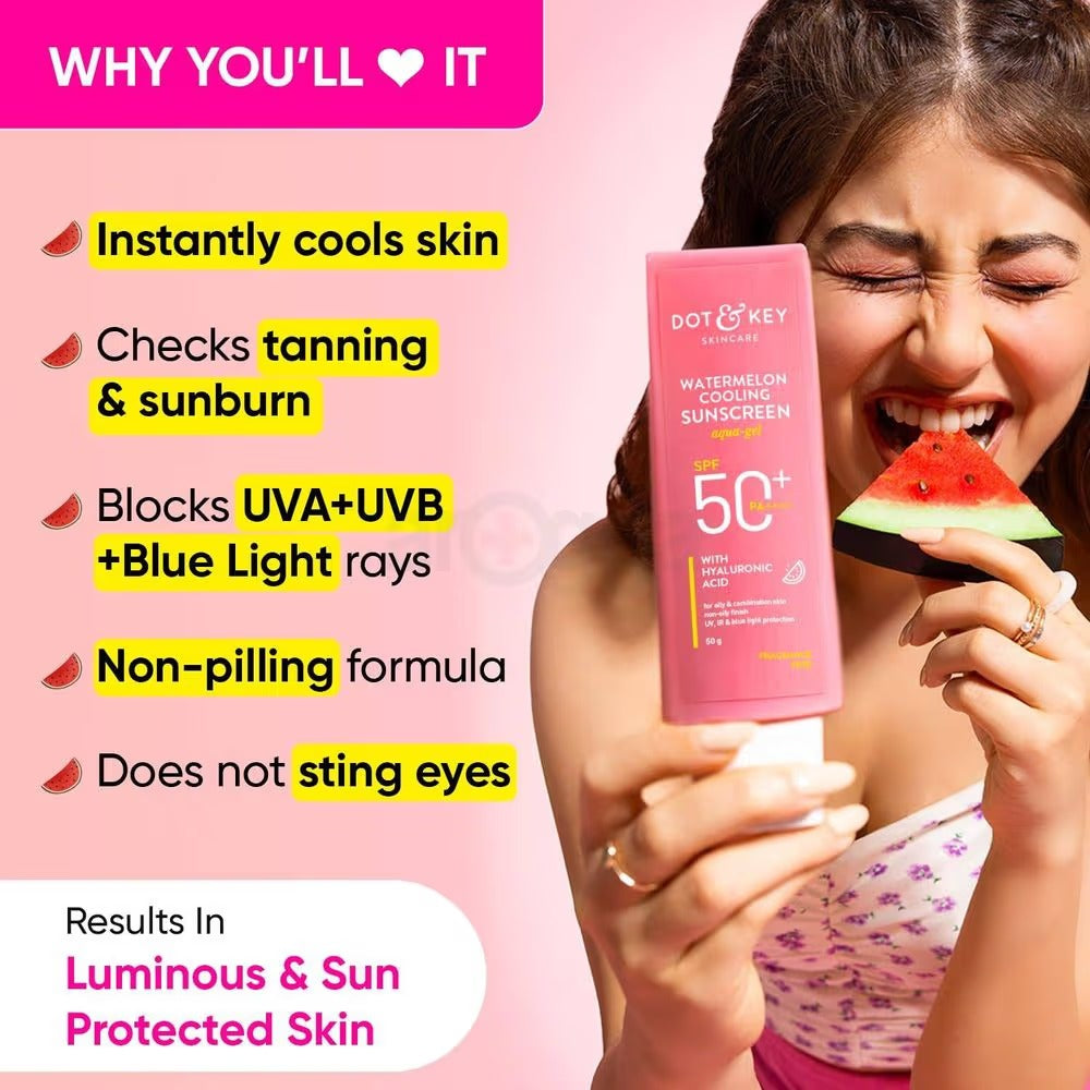 Watermelon Cooling Sunscreen SPF 50+ PA++++