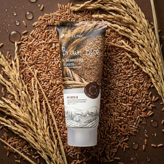 3W Clinic Brown Rice Cleansing Foam 100ml