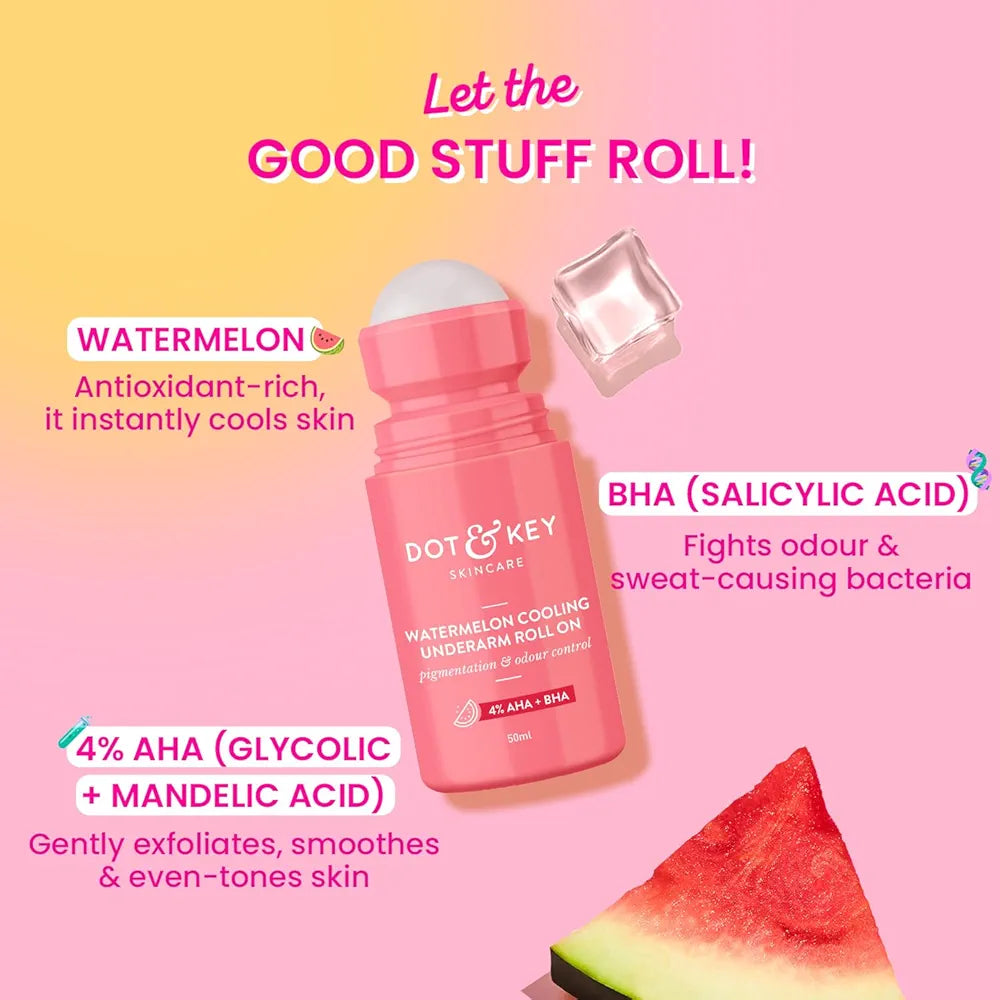 Watermelon Cooling underarm roll on