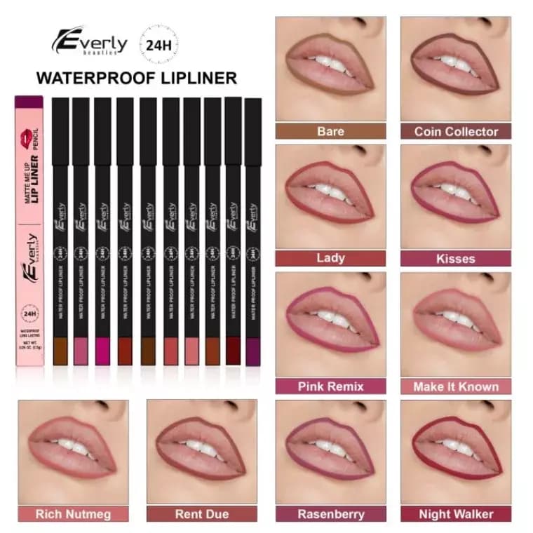 Everly Matte Lip Liner Pencil