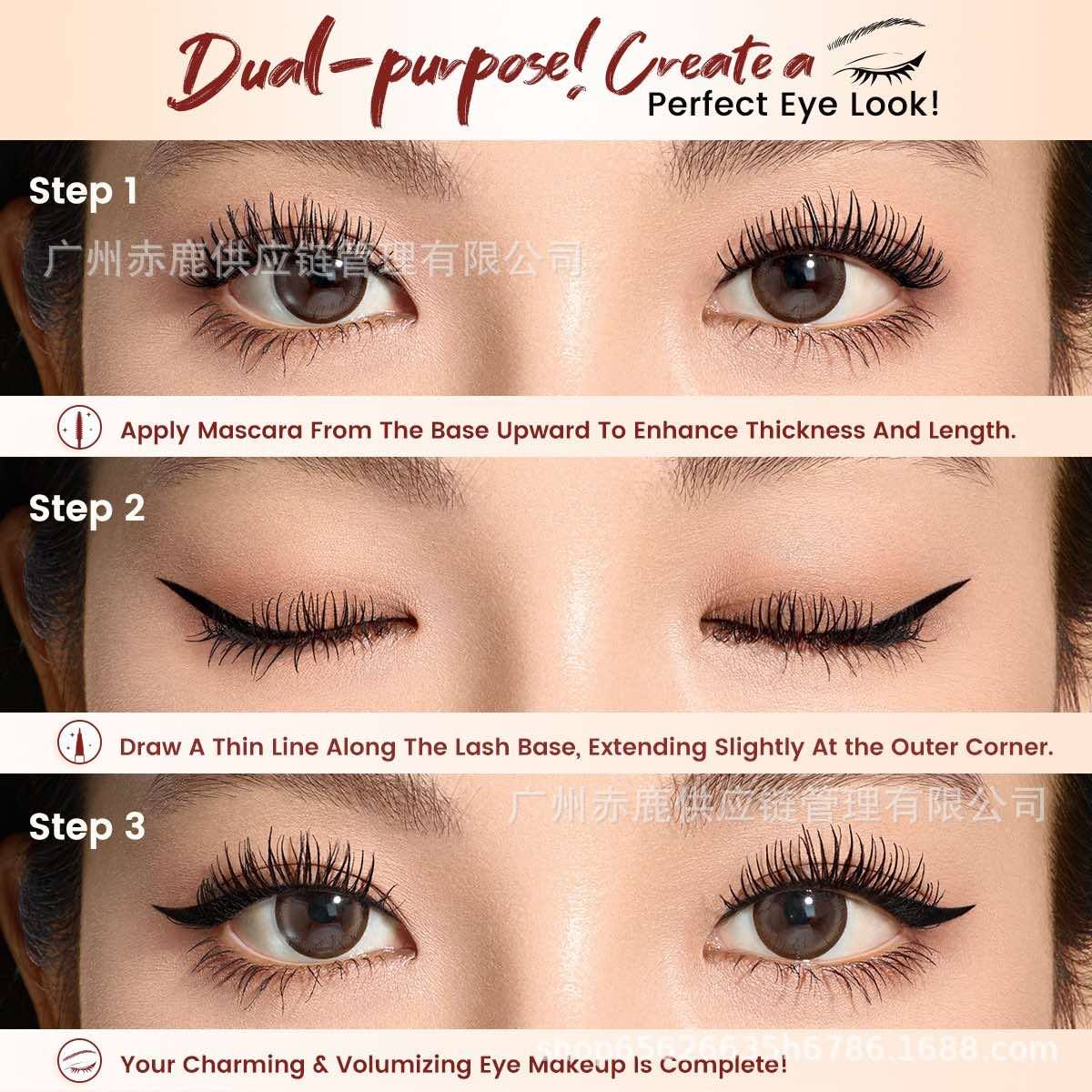 FOCALLURE 2 In 1 Eyeliner & Mascara