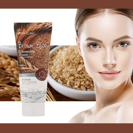 3W Clinic Brown Rice Cleansing Foam 100ml