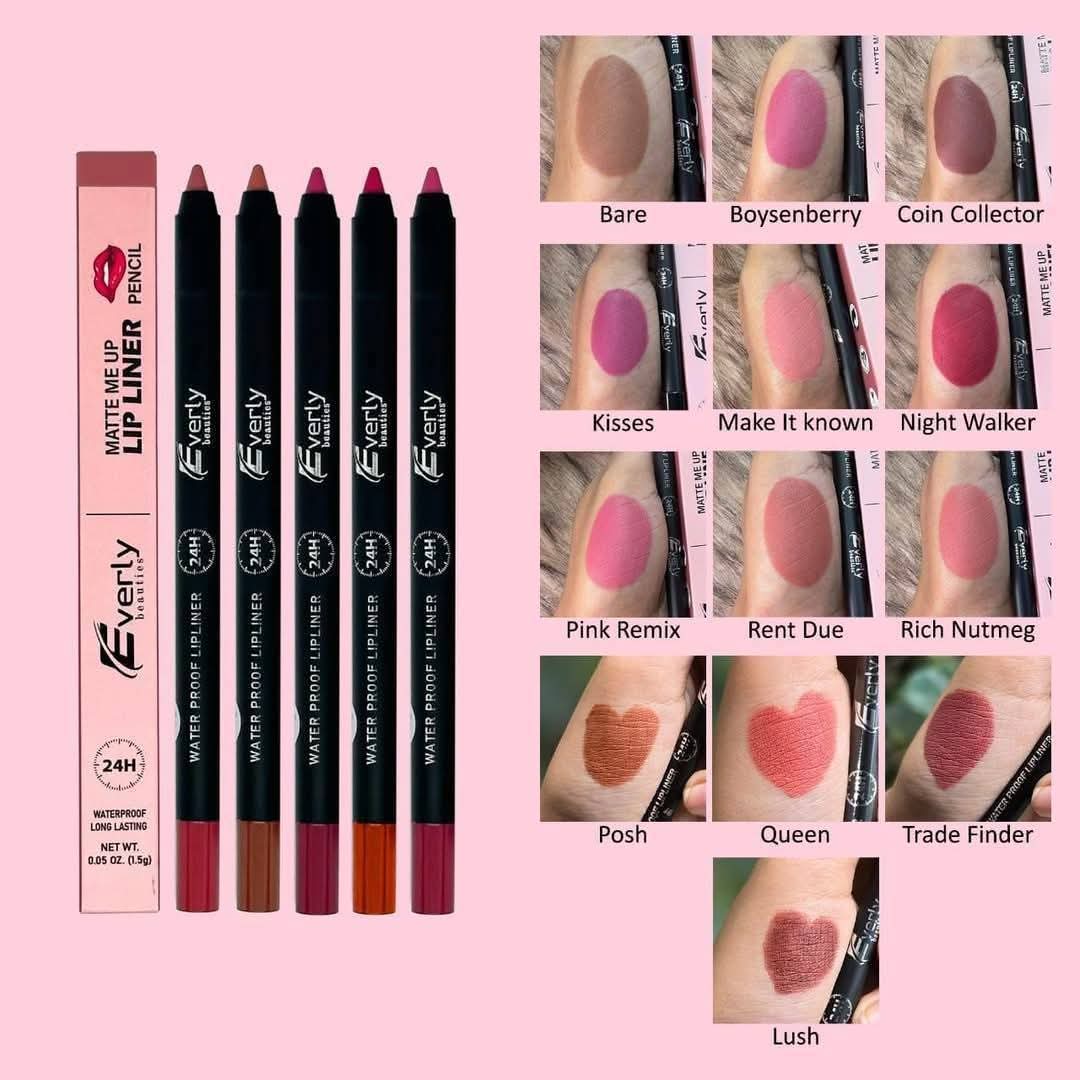 Everly Matte Lip Liner Pencil