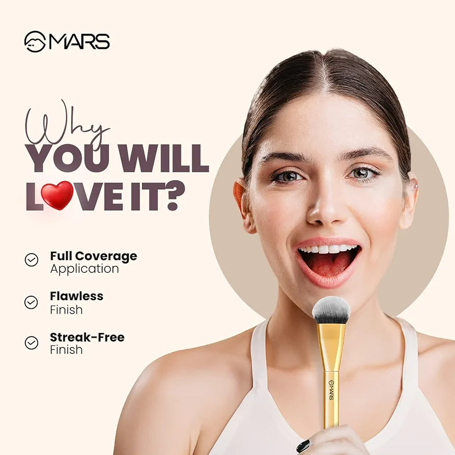 Mars Flat Foundation Brush