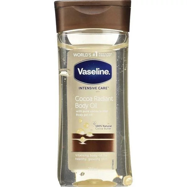 Vaseline Intensive Care Cocoa Radiant Body Oil with Pure Cocoa Butter – 200ml