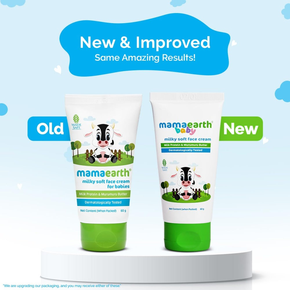 Mamaearth milky soft face cream with murumuru butter for babies