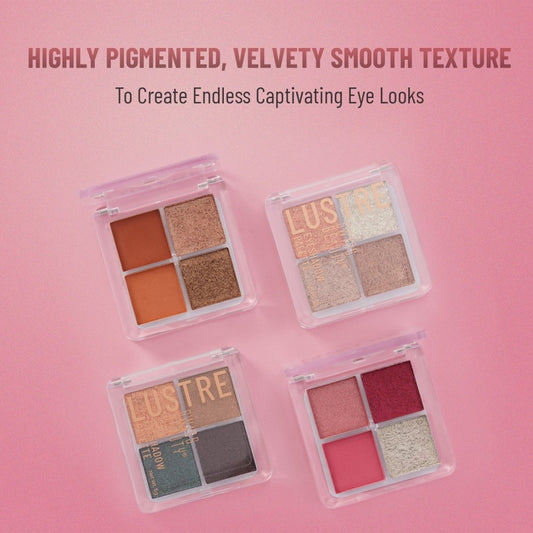 Swiss Beauty 4-in-1 Lustre Eyeshadow Palette