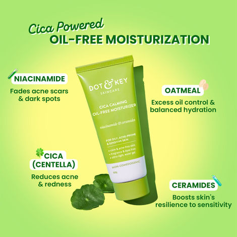 Cica calming oil free moisturizer