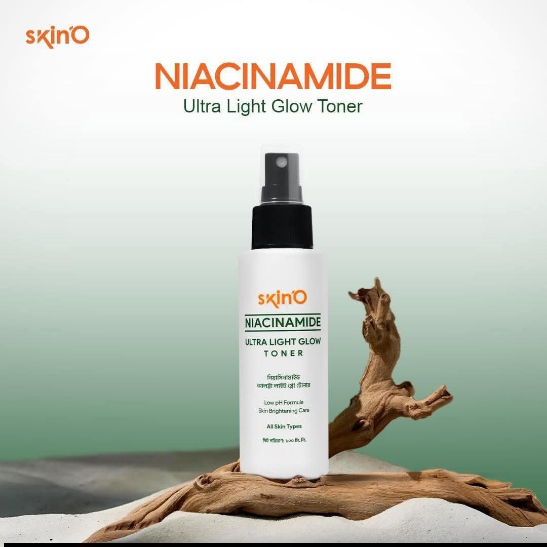 Skin’O Niacinamide Ultra Light Glow Toner – 100ml.