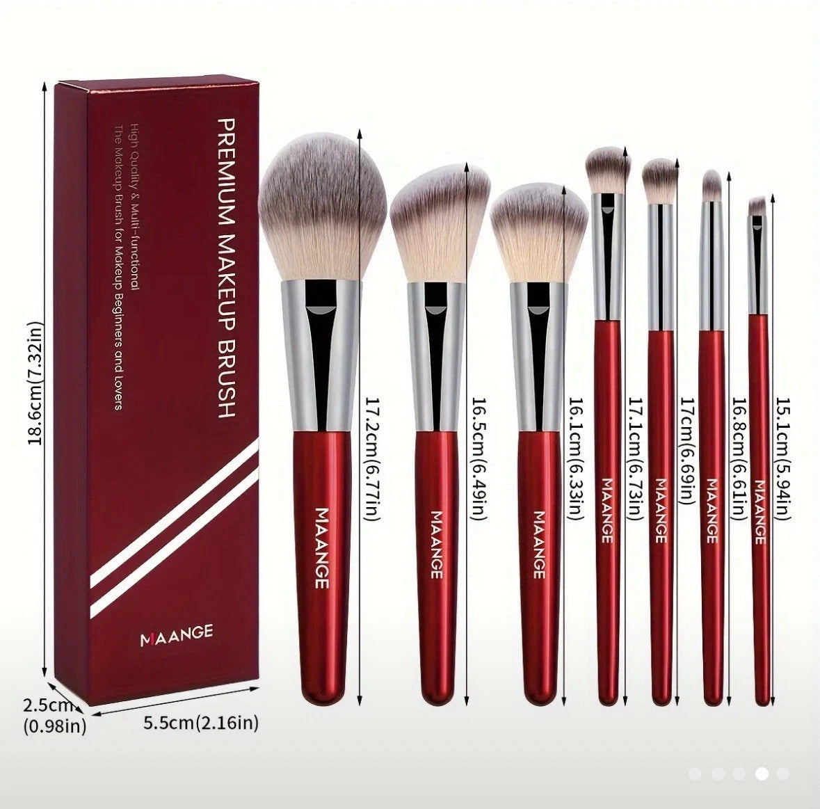 Maange 7 Pices Eye brush Set