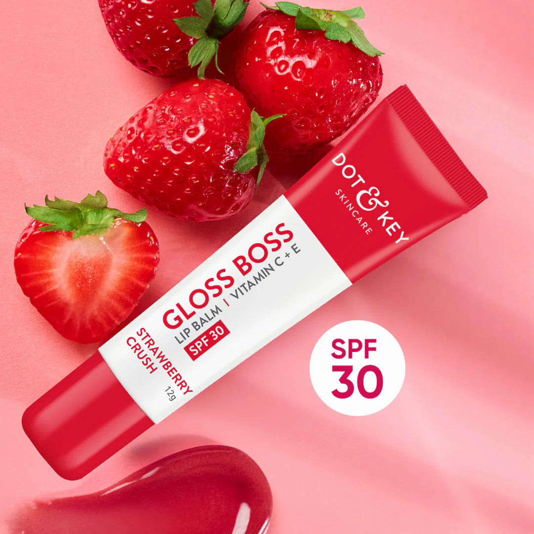 Gloss Boss Lip Balm Vitamin C+E SPF30+++ (Strawberry Crush)