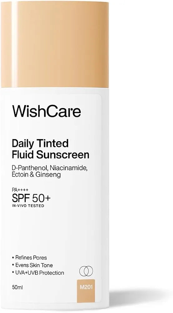 Wishcare Daily Tinted Fluid Sunscreen (50ml)
