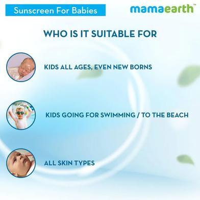 Mamaearth Mineral Based Sunscreen For Babies - 50ml
