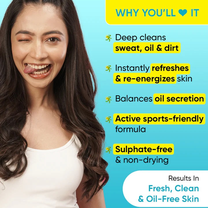 Lime Rush Sports Face Wash