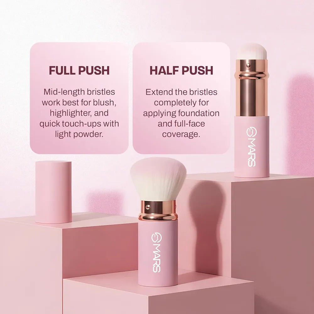 Mars Pop Retractable Brush With Ultra Soft Bristtes