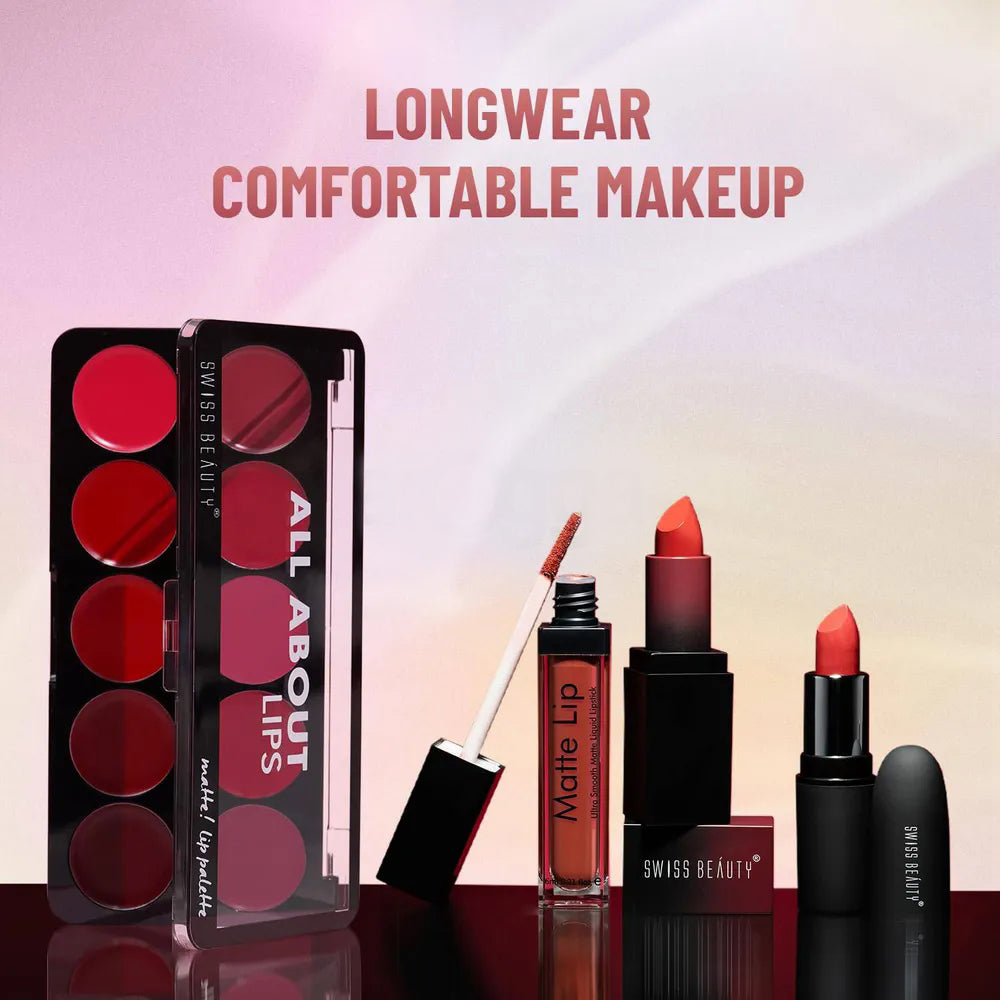 Swiss Beauty Matte lip palette