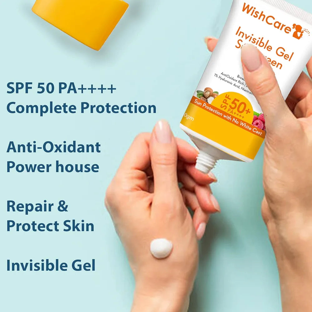Wishcare Invisible Gel Sunscreen 50+ PA++++