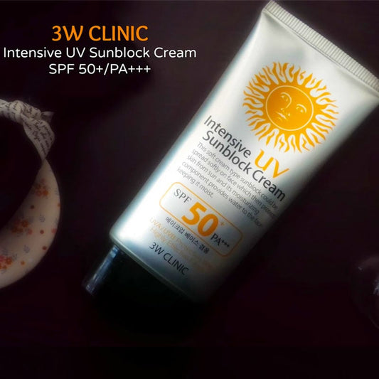3W Clinic Intensive UV Sunblock Cream SPF 50+/PA+++