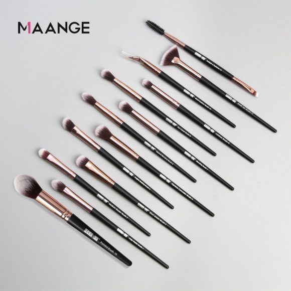 Maange 12 Piece Professional Eye Makeup Brush Set