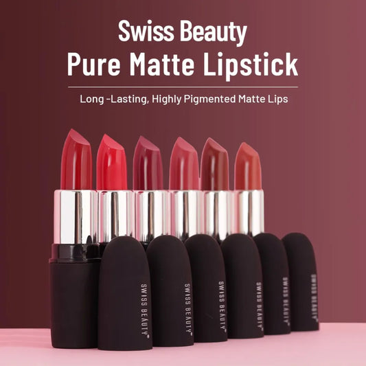 Swiss Beauty Pure Matte Lipstick – 3.8g