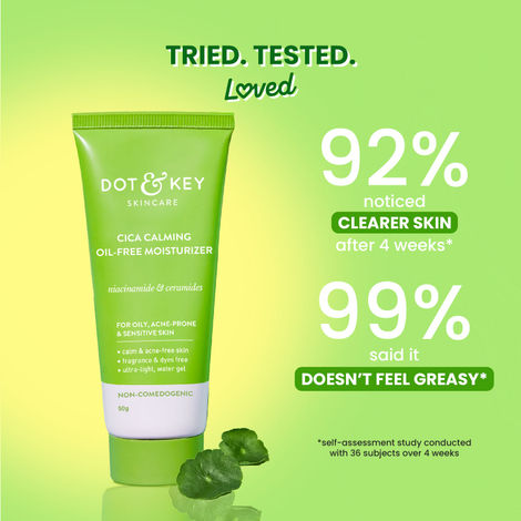 Cica calming oil free moisturizer