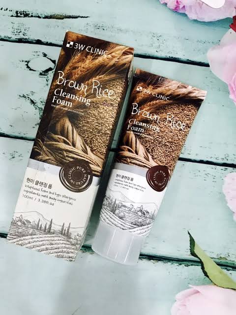 3W Clinic Brown Rice Cleansing Foam 100ml