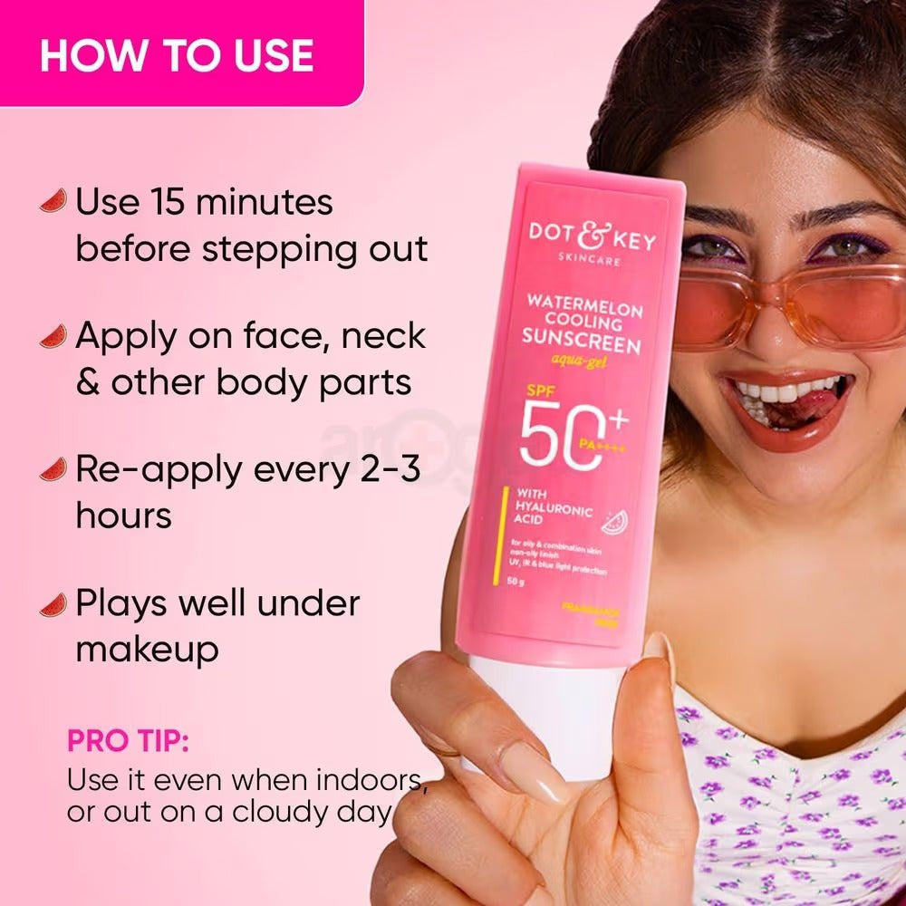 Watermelon Cooling Sunscreen SPF 50+ PA++++