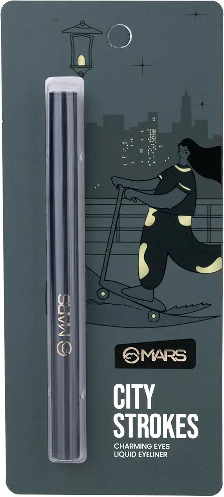 City Stroke Charming Eyes Liquid Eyeliner 04- Black