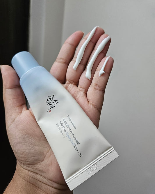 𝐁𝐞𝐚𝐮𝐭𝐲 𝐨𝐟 𝐉𝐨𝐬𝐞𝐨𝐧 𝐑𝐞𝐥𝐢𝐞𝐟 𝐒𝐮𝐧 𝐀𝐪𝐮𝐚-𝐟𝐫𝐞𝐬𝐡 𝐑𝐢𝐜𝐞+𝐁5 (𝐒𝐏𝐅50+ 𝐏𝐀++++) 10ml