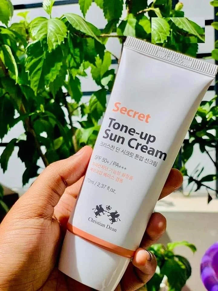 Christian Dean Secret Tone-Up Sun Cream With SPF+ -70ml